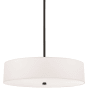 Dainolite Everly 4 Light 20" Wide Pendant Matte Black / White