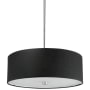 Dainolite Everly 4 Light 20" Wide Pendant Polished Chrome / Black
