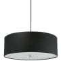 Dainolite Everly 4 Light 20" Wide Pendant Satin Chrome / Black