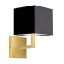 Dainolite Lucas 11" Tall Wall Sconce Aged Brass / Black
