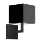 Dainolite Lucas 11" Tall Wall Sconce Matte Black / Black