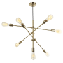 Dainolite 7 Light 28" Wide Chandelier Aged Brass