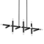 Dainolite Acasia 40" Wide LED Linear Chandelier Matte Black