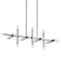 Dainolite Acasia 40" Wide LED Linear Chandelier Polished Chrome