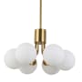 Dainolite Amanda 6 Light 19" Wide Multi Light Pendant Aged Brass