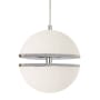Dainolite Atomic 12" Wide LED Pendant Polished Chrome
