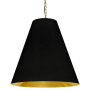 Dainolite Anaya 26" Wide Pendant Aged Brass / Black / Gold