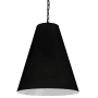 Dainolite Anaya 20" Wide Pendant Matte Black / Black