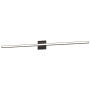Dainolite Arandel 48" Wide LED Bath Bar Matte Black