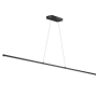 Dainolite Array 48" Wide LED Linear Pendant Matte Black