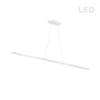 Dainolite Array 48" Wide LED Linear Pendant Matte White