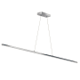 Dainolite Array 48" Wide LED Linear Pendant Polished Chrome