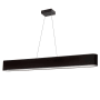 Dainolite Aubrey 51" Wide LED Linear Pendant Matte Black / Black