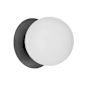 Dainolite Burlat 6" Tall Wall Sconce White / Matte Black