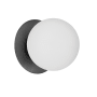 Dainolite Burlat 6" Tall Wall Sconce Matte Black