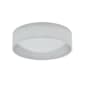 Dainolite Corinne 11" Wide LED Flush Mount Drum Ceiling Fixture Micro White / White