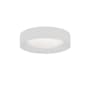 Dainolite Corinne 11" Wide LED Flush Mount Drum Ceiling Fixture White