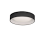 Dainolite Corinne 11" Wide LED Flush Mount Drum Ceiling Fixture Black / White
