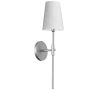 Dainolite Cinthia 22" Tall Wall Sconce Polished Chrome / White
