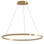 Dainolite Circulo 32" Wide LED Pendant Aged Brass