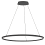 Dainolite Circulo 32" Wide LED Pendant Matte Black