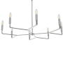 Dainolite Colette 8 Light 32" Wide Taper Candle Style Chandelier Polished Chrome