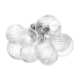 Dainolite Charlize 3 Light 15" Wide Semi-Flush Ceiling Fixture Clear / Polished Chrome
