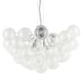 Dainolite Charlize 12 Light 36" Wide Chandelier Polished Chrome / Clear