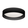 Dainolite Carmen 11" Wide LED Flush Mount Drum Ceiling Fixture Matte Black / White