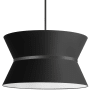 Dainolite Caterine 4 Light 24" Wide Pendant Matte Black / Black