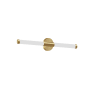 Dainolite Corvette 2 Light 24" Wide LED Bath bar Aged Brass