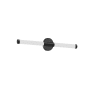 Dainolite Corvette 2 Light 24" Wide LED Bath bar Matte Black