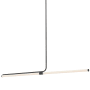 Dainolite Corvette 48" Wide LED Linear Pendant Matte Black