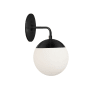 Dainolite Dayana 14" Tall Wall Sconce Matte Black