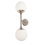 Dainolite Dayana 2 Light 24" Tall Wall Sconce Polished Chrome
