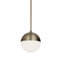 Dainolite Dayana 7" Wide Mini Pendant Antique Brass