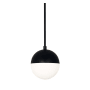 Dainolite Dayana 7" Wide Mini Pendant Matte Black