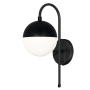 Dainolite Dayana 19" Tall Wall Sconce Matte Black