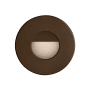 Dainolite Single Light 3" Wide LED Outdoor Hardscape Step Light Bronze