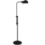 Dainolite Fedora 52" Tall Floor Lamp Matte Black