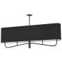 Dainolite Eleanor 4 Light 54" Wide Linear Chandelier Matte Black