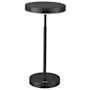 Dainolite Francine 16" Tall LED Buffet Table Lamp Sandy Black / White