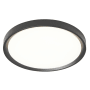Dainolite Frida 16" Wide Flush Mount Ceiling Fixture Matte Black / Matte White / Silver