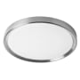 Dainolite Frida 16" Wide Flush Mount Ceiling Fixture Satin Chrome
