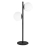 Dainolite Folgar 2 Light 22" Tall Buffet Table Lamp Matte Black