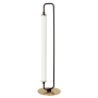Dainolite Freya 27" Tall Accent Table Lamp Matte Black / Aged Brass