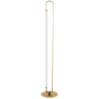 Dainolite Freya 59" Tall Accent Floor Lamp Aged Brass