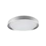 Dainolite Flynn 12" Wide LED Flush Mount Ceiling Fixture Satin Chrome