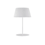Dainolite Gretchen 28" Tall Buffet Table Lamp with Fabric Shade Matte White / White