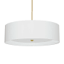 Dainolite Helena 4 Light 30" Wide Pendant Aged Brass